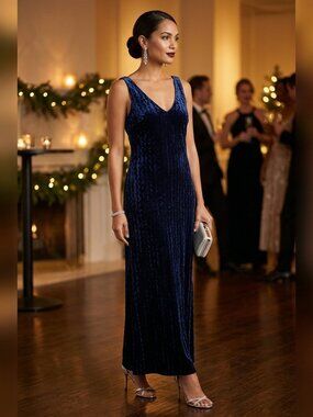 JSC Velvet maxi dress